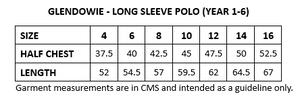 Glendowie School - Long Sleeve Polo Shirt