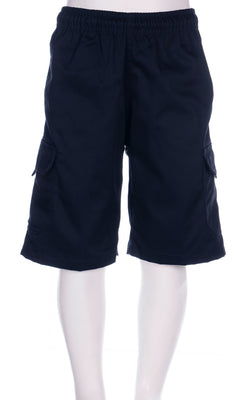 School Cargo Shorts - Navy