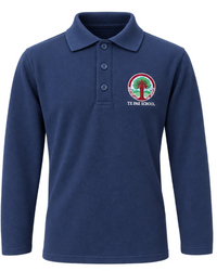 Te Pae School - Navy - Long Sleeve Polo