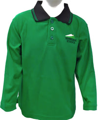 Silverdale School - Long Sleeve Polo Shirt