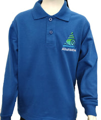 Ahutoetoe School - Long Sleeve Polo Shirt