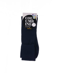 Summerland - Knee High Socks Navy (1 Pair) - Columbine Merino
