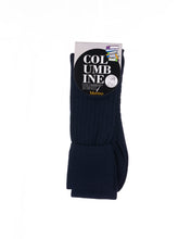 Load image into Gallery viewer, Summerland - Knee High Socks Navy (1 Pair) - Columbine Merino