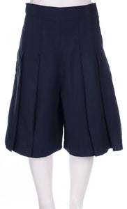 Glendowie 4 Pleat Culottes - Navy