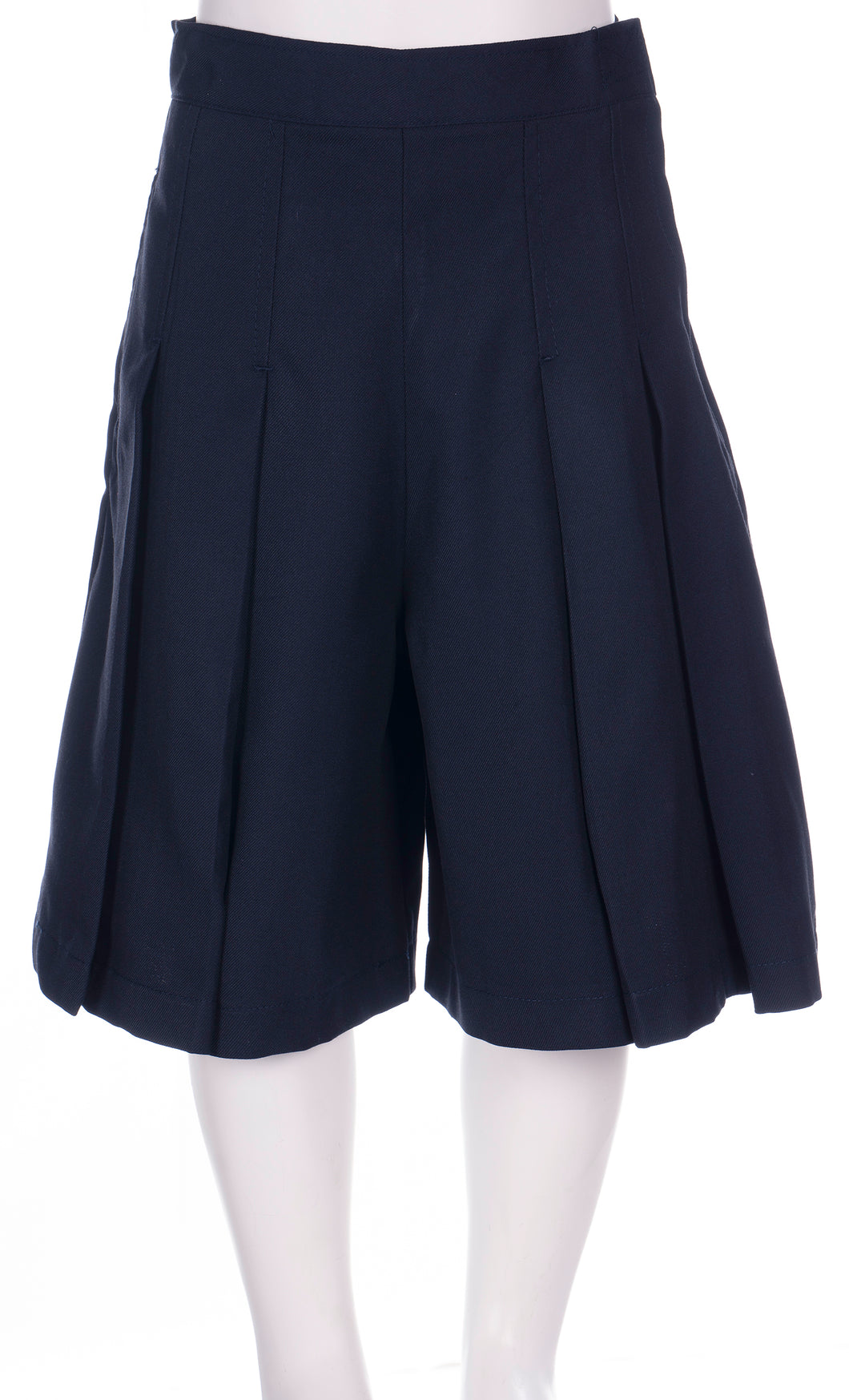 Glendowie 4 Pleat Culottes - Navy
